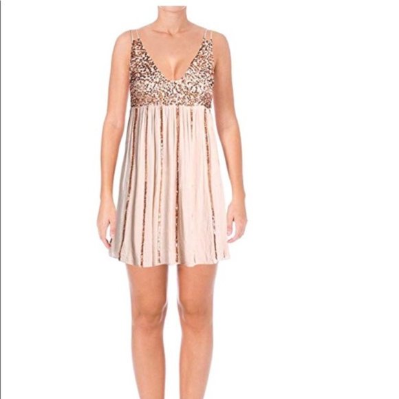 FREE PEOPLE Glitter Girl Sequin Slipdress - Picture 3 of 5